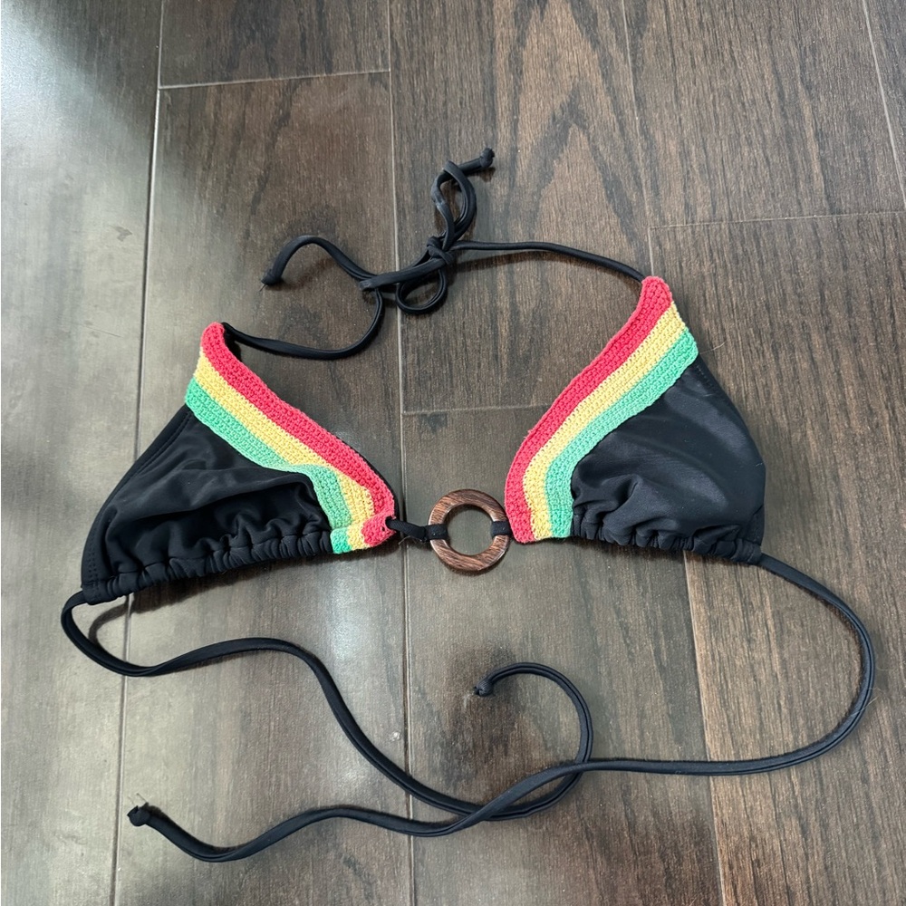 Xhilaration Rasta Bikini Top